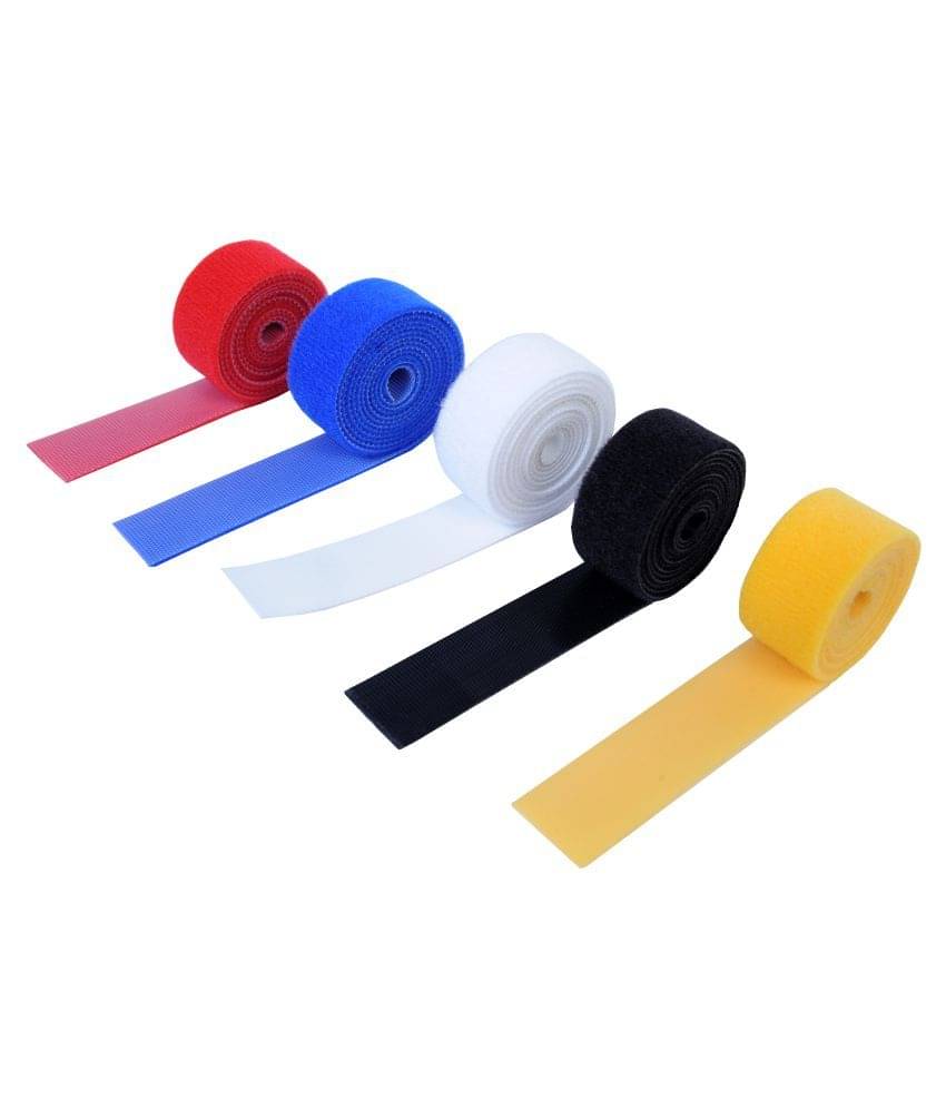     			Vardhman Hook & Loop Fastner Tape ( Pack of 5 )