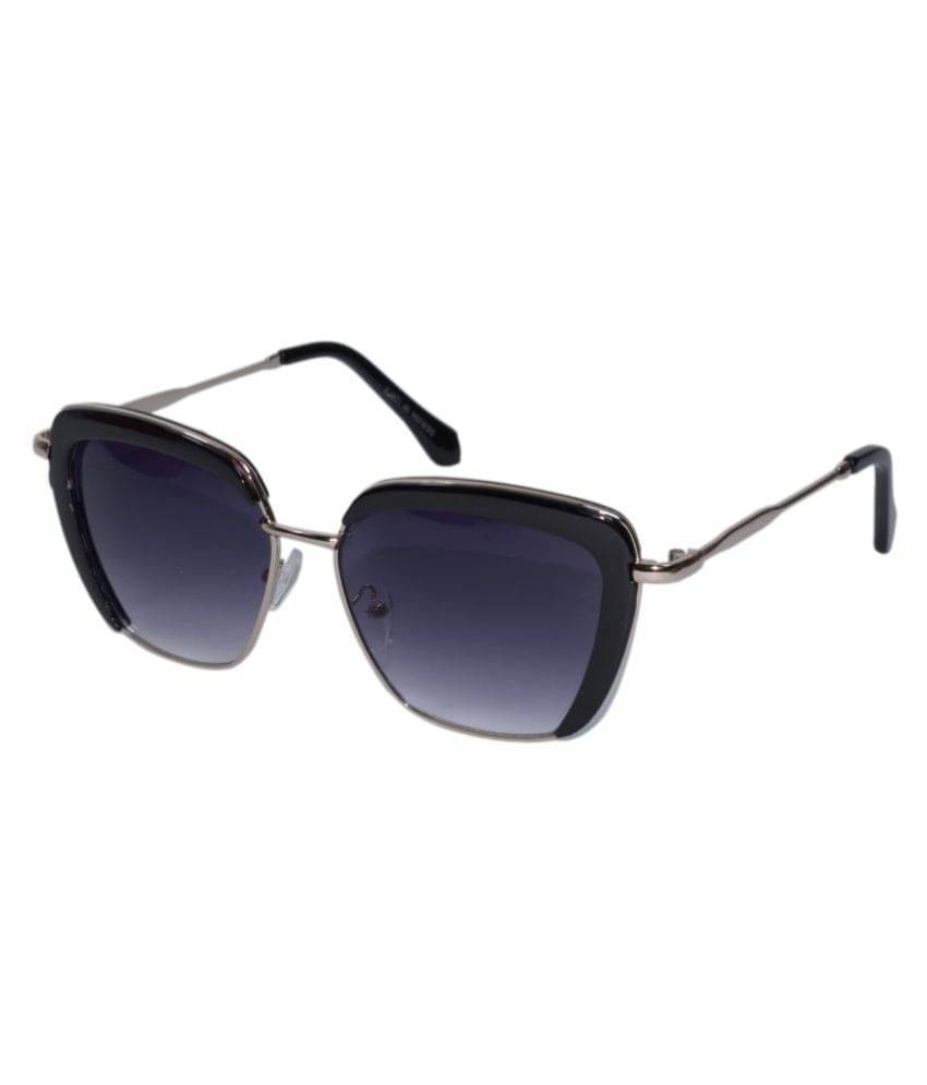     			Peter Jones - Black Square Sunglasses ( Pack of 1 )