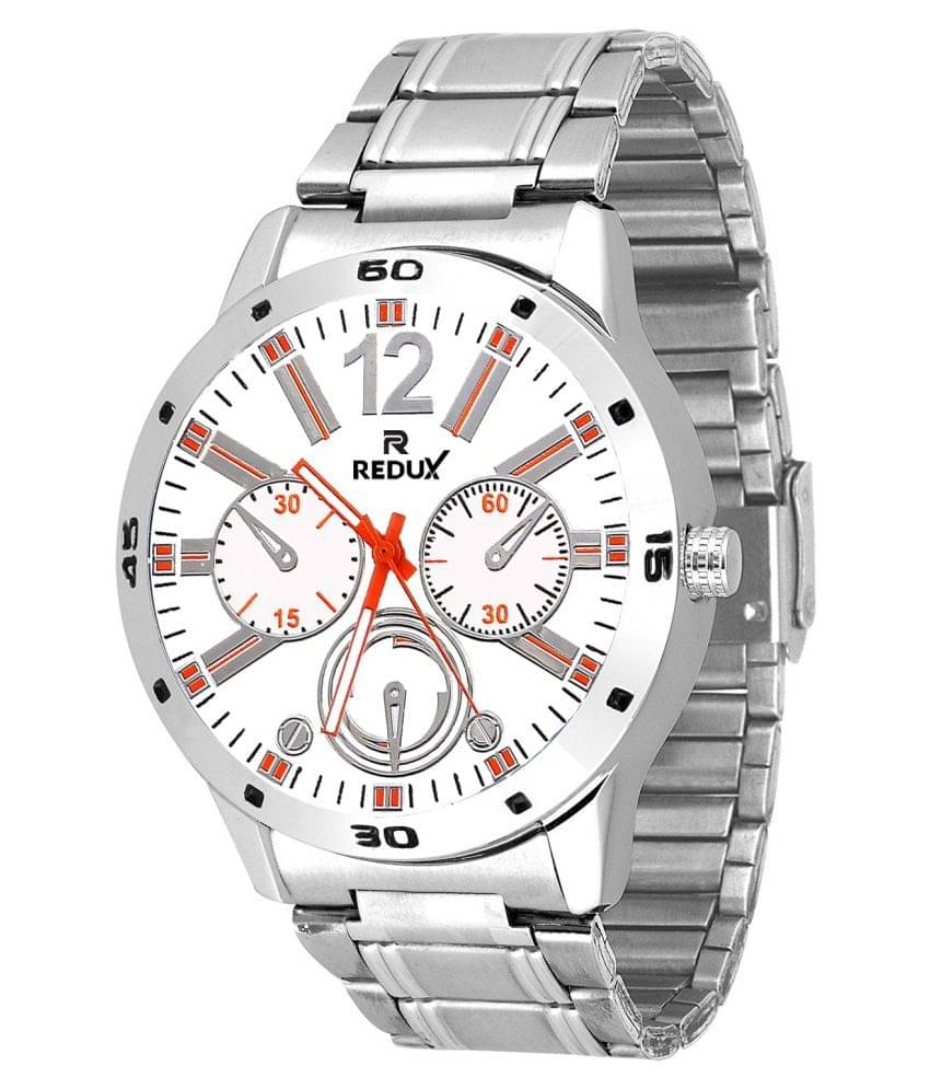     			Redux Force Analog White Dial Men's Watch-RWS0009S
