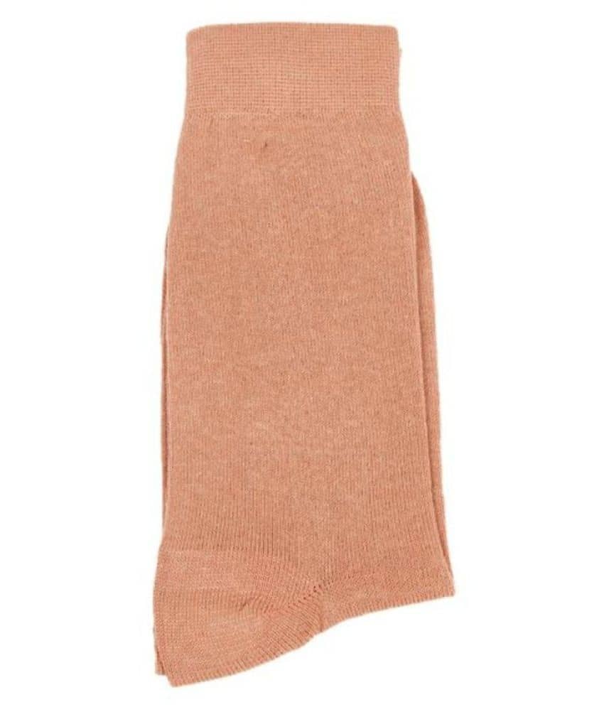 Tahiro Beige Cotton Thumb Full Length Socks - Pack Of 2 - Socks | Buy online on ZillyBuy