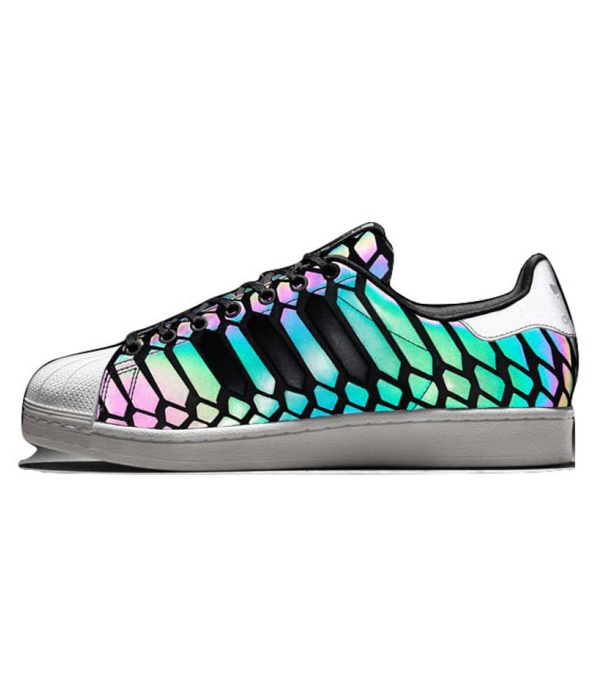 Adidas Superstar Xeno Glow In Dark Sneakers Multi Color Casual Shoes