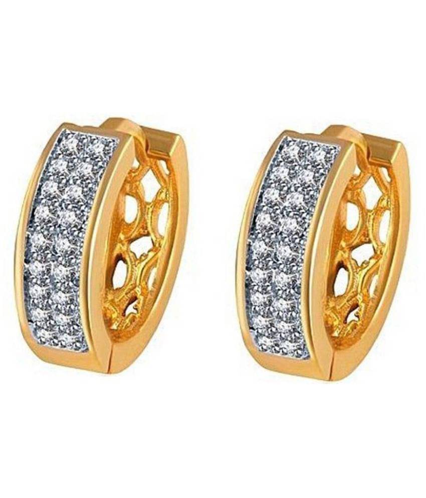     			Fashion Frill Double Line Ad Earring