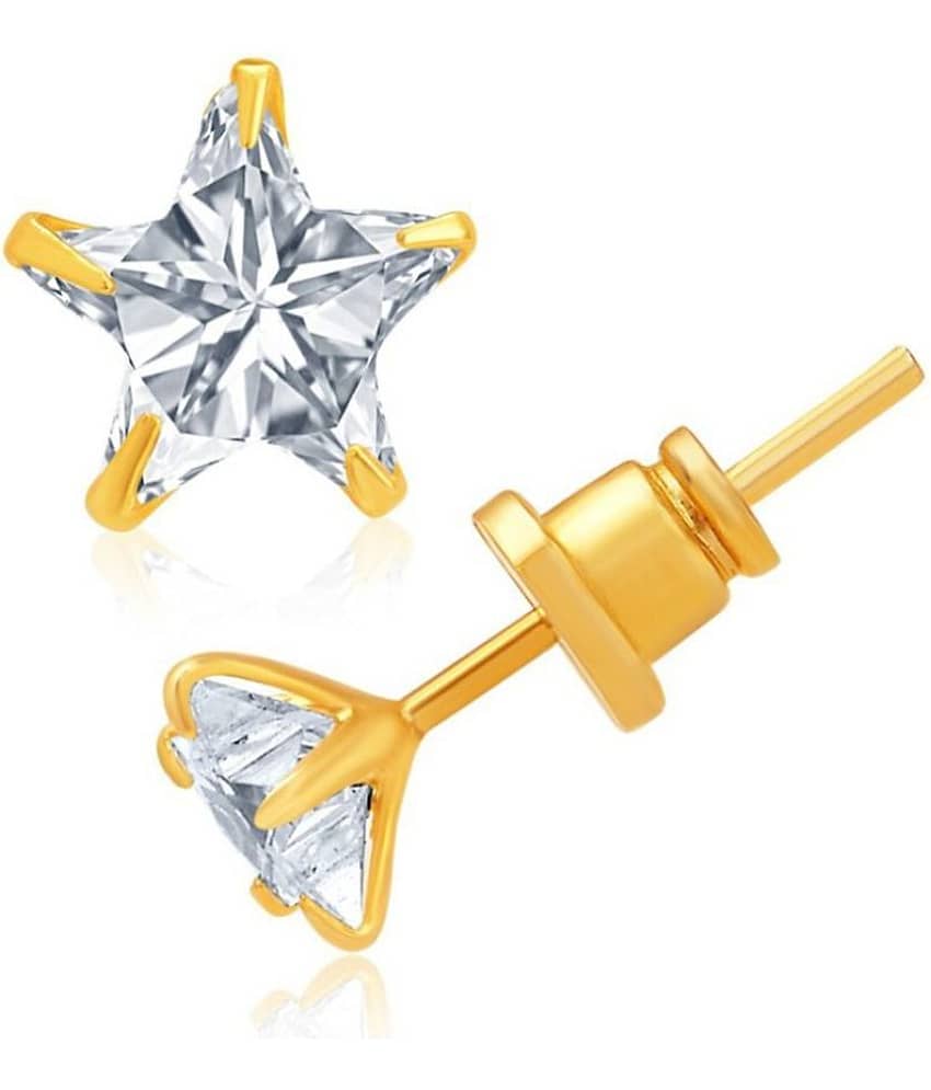 Fashion Frill Single Stone Star Shape Earring - Earrings | Buy online on ZillyBuy