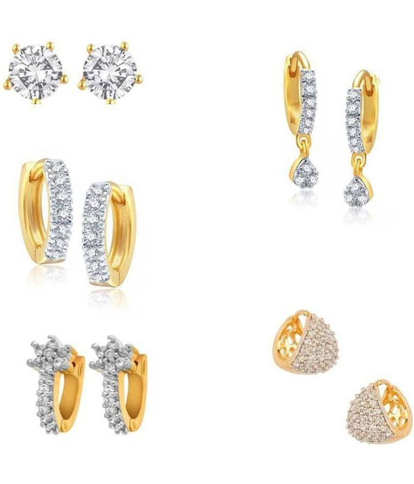 Zeneme Stylish Earring Combo (5 Pair)