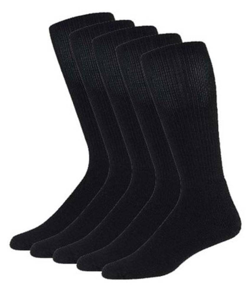     			Tahiro Black Casual Mid Length Socks