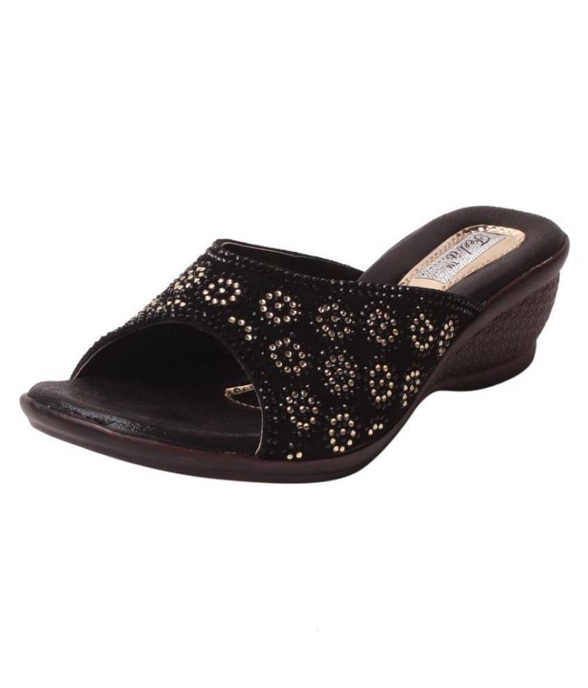 Feel It - Black Women's Wedges Heels Feel It - Black Women's Wedges Heels