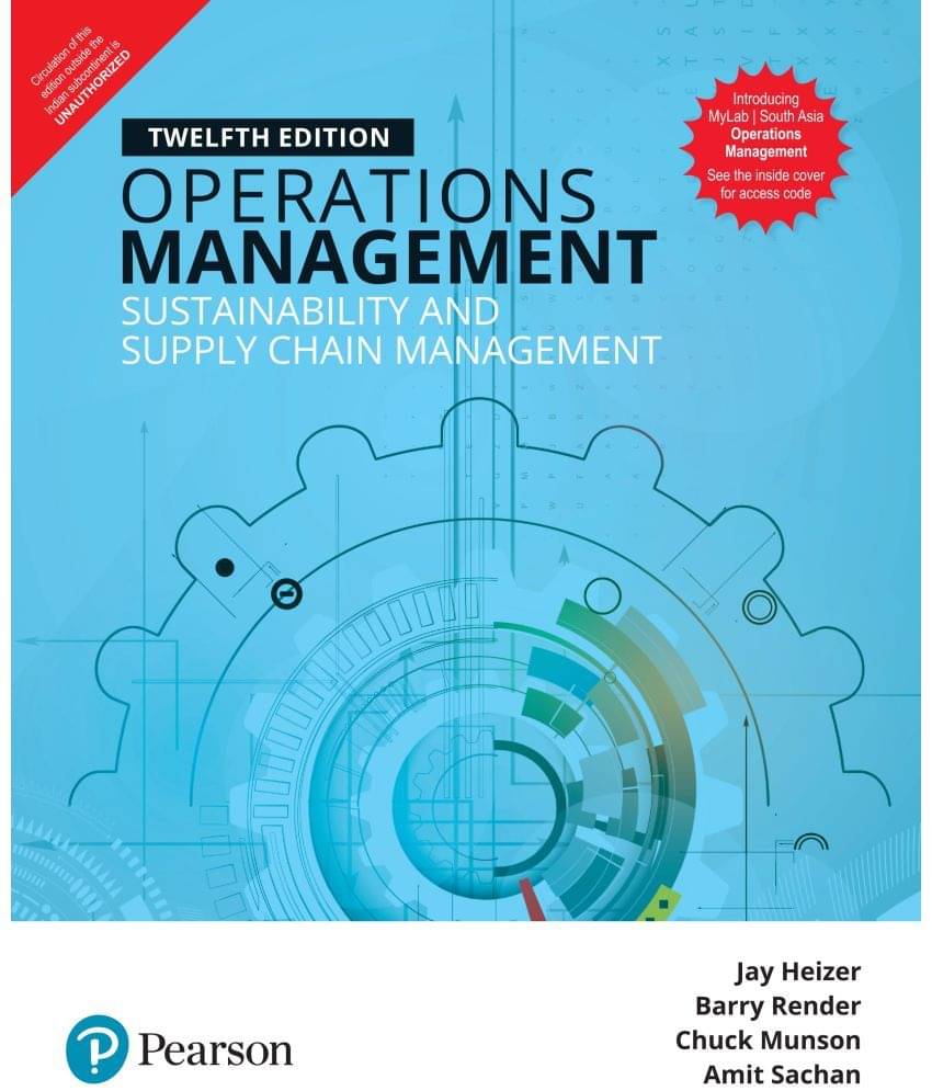     			Operations Management , 12e