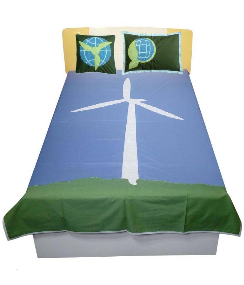     			HUGS N RUGS Cotton Single Bedsheet ( Multi )