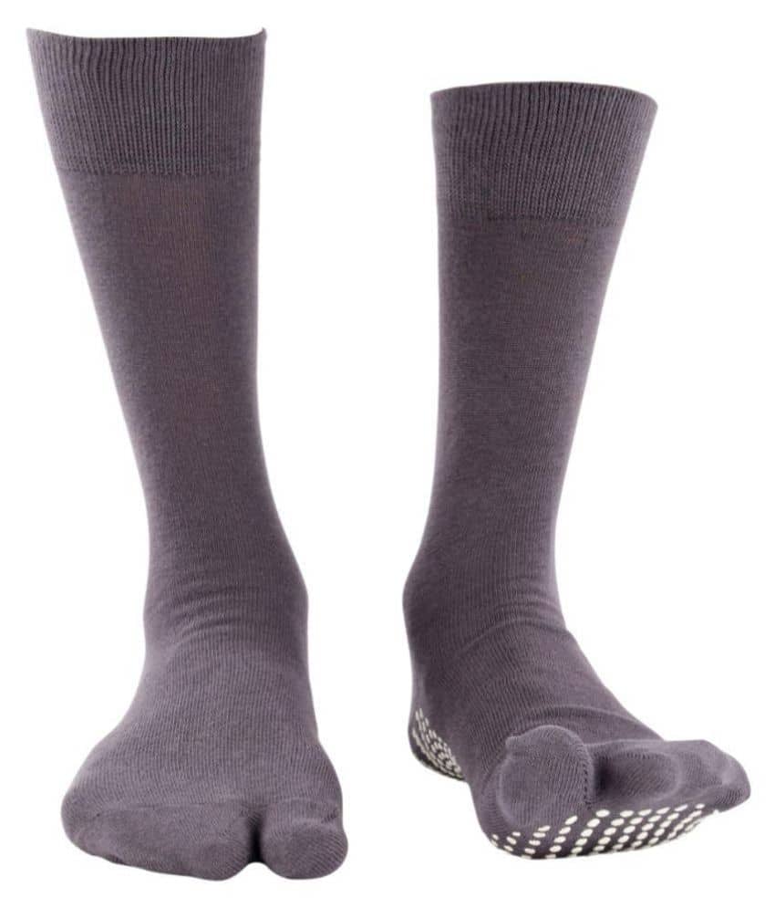 NOFALL Gray Casual Thumb Socks - Socks | Buy online on ZillyBuy