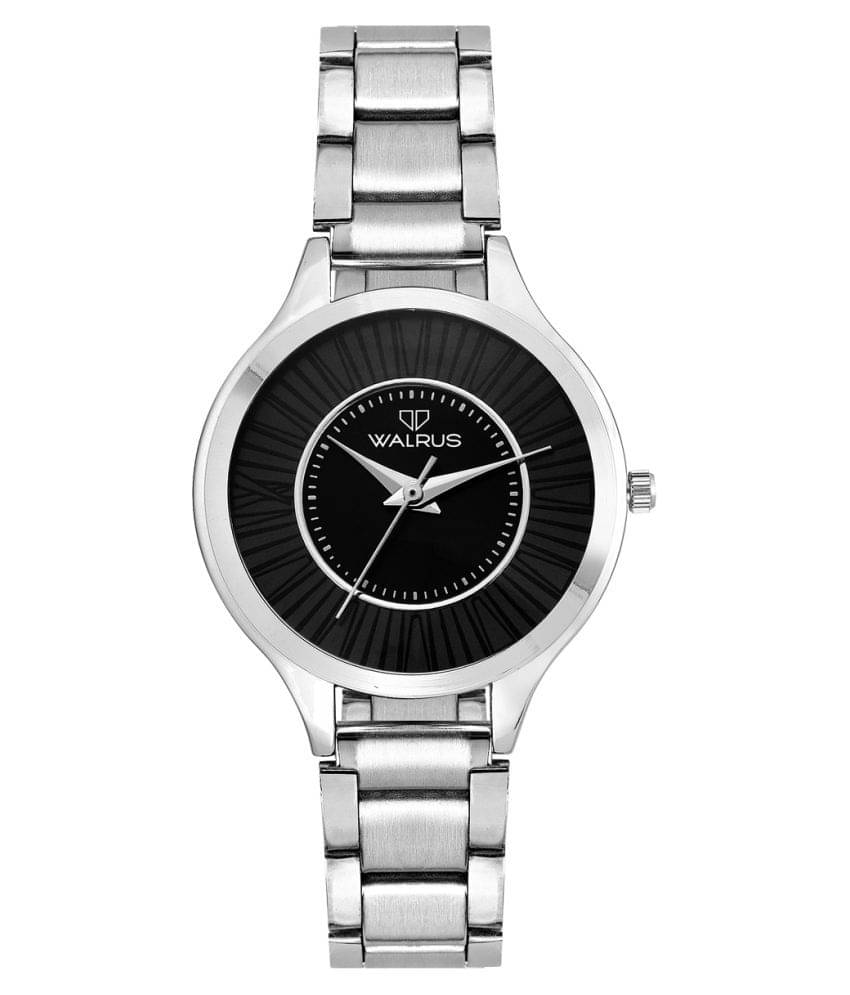 Walrus Ova Black Color Analog Women Watch -WWW-OVA-020707 Walrus Ova Black Color Analog Women Watch -WWW-OVA-020707