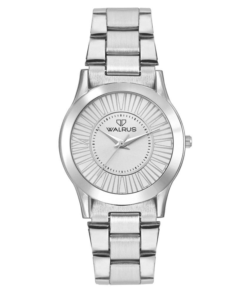 Walrus Ova Silver Color Analog Women Watch -WWW-OVA-070707 Walrus Ova Silver Color Analog Women Watch -WWW-OVA-070707