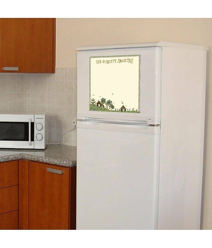 WallDesign Ethnic & Indian PVC Square Fridge Magnets Fridge Magnet - Pack of 12