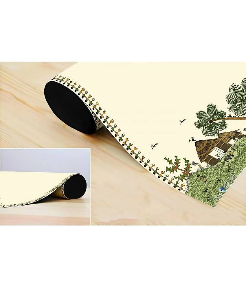 WallDesign Ethnic & Indian PVC Square Fridge Magnets Fridge Magnet - Pack of 12