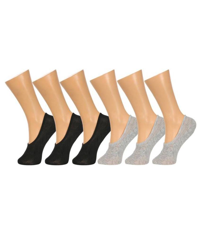     			Tahiro Multicolour Cotton Loafer Socks - Pack of 6