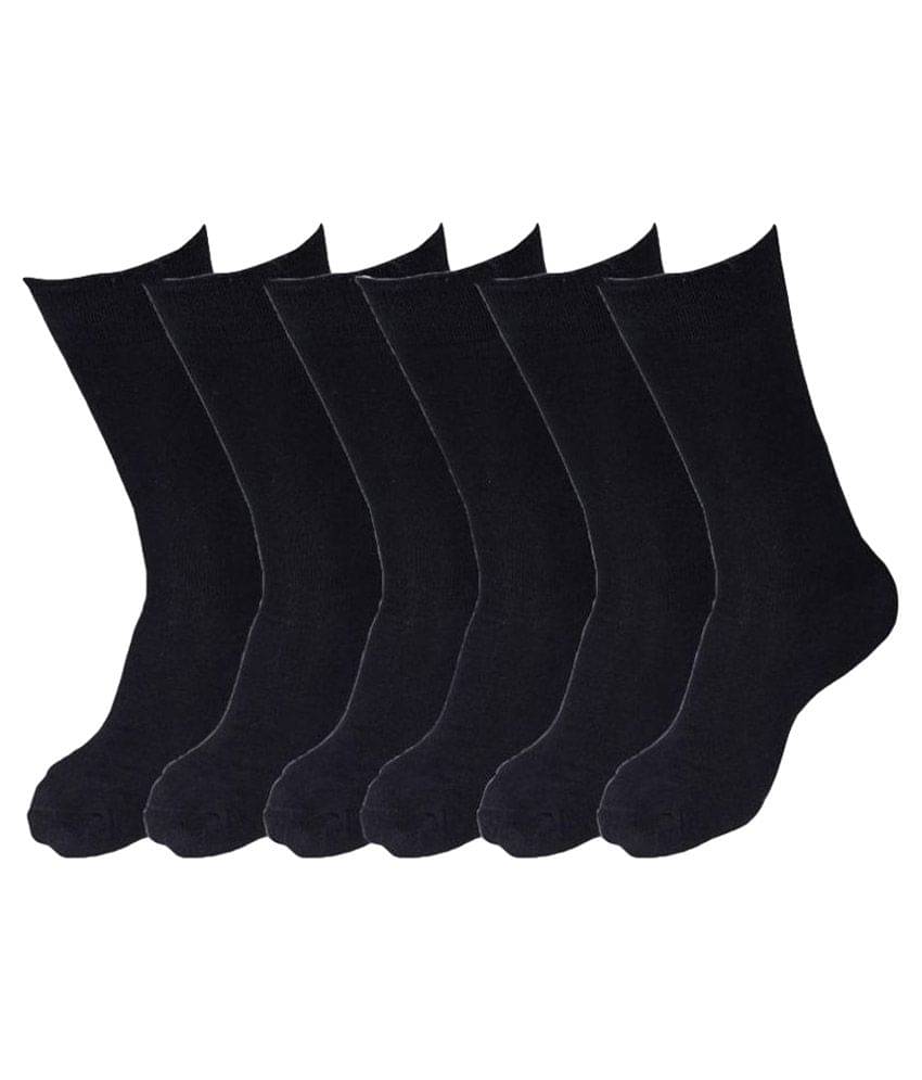    			Tahiro Black Casual Mid Length Socks