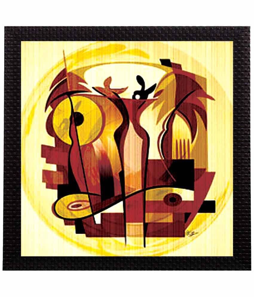 eCraftIndia Wood Painting With Frame Single Piece eCraftIndia Wood Painting With Frame Single Piece
