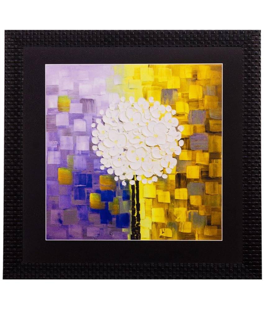 eCraftIndia Abstract Design Satin Matt Texture Wood Painting With Frame Single Piece eCraftIndia Abstract Design Satin Matt Texture Wood Painting With Frame Single Piece