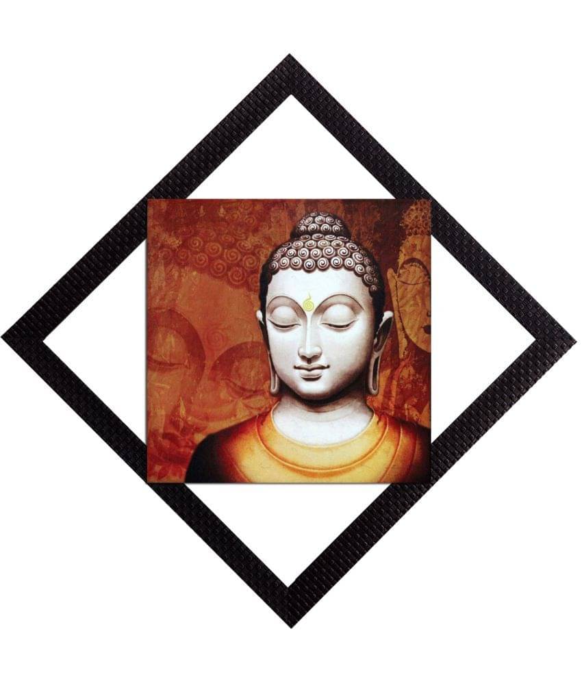 eCraftIndia Black & Brown Buddha UV Wall Art eCraftIndia Black & Brown Buddha UV Wall Art
