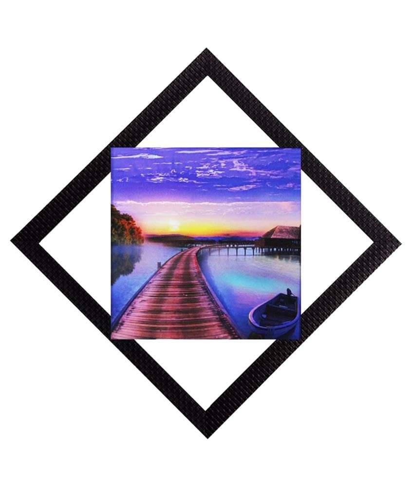 eCraftIndia Multicoloured UV Wall Art eCraftIndia Multicoloured UV Wall Art