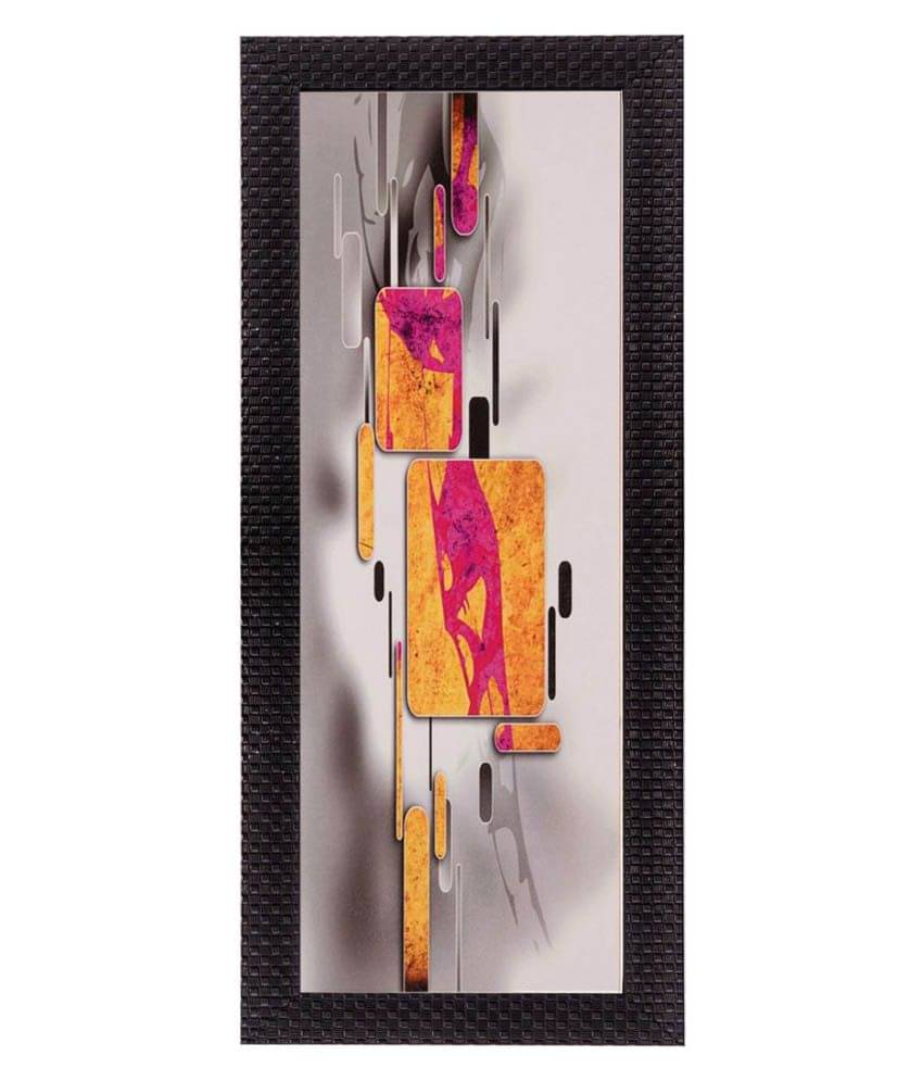 eCraftIndia Multicoloured Abstract Framed Wall Art eCraftIndia Multicoloured Abstract Framed Wall Art