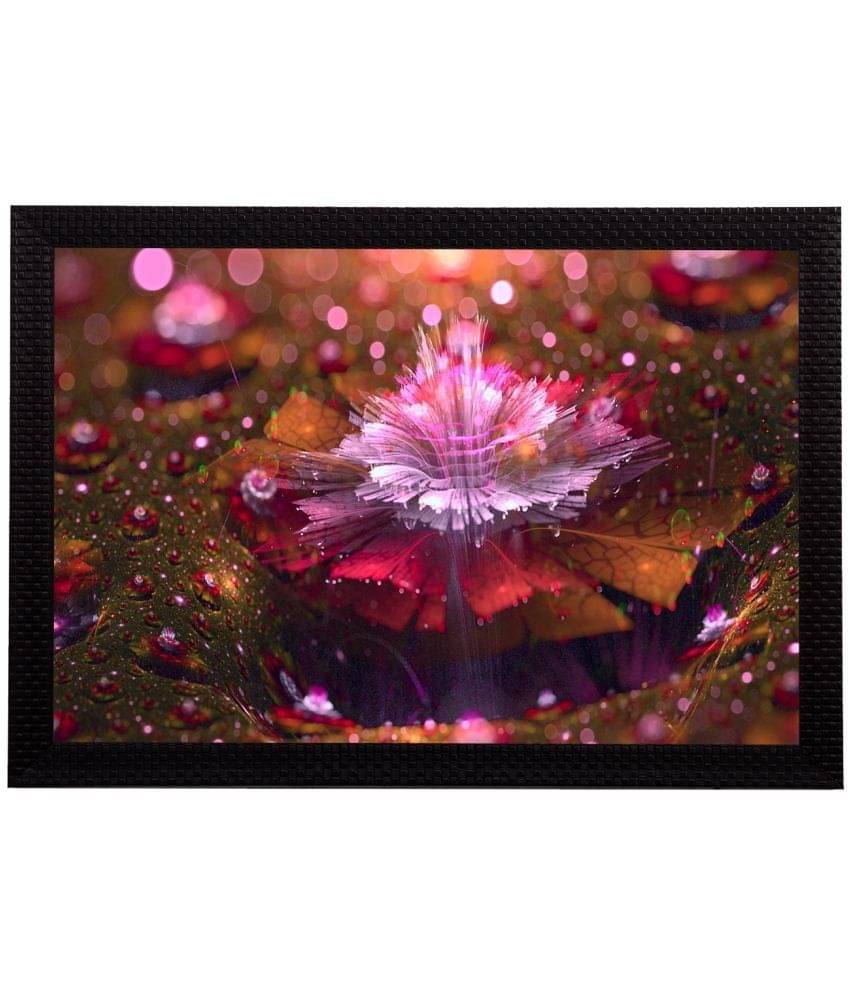     			eCraftIndia Multicoloured Abstract UV Wall Art