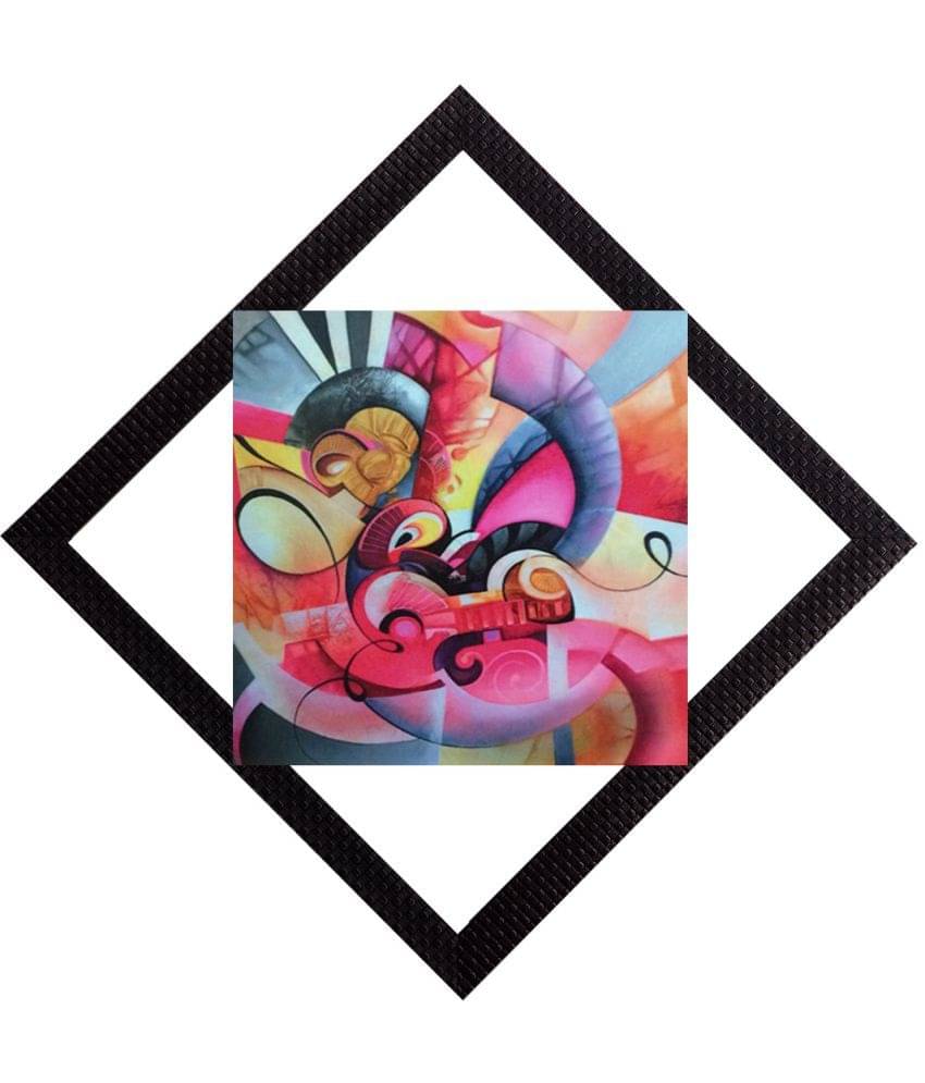 eCraftIndia Multicoloured UV Wall Art eCraftIndia Multicoloured UV Wall Art