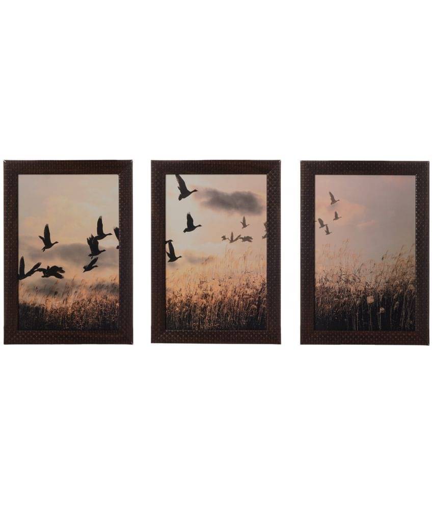eCraftIndia Set of 3 Abstract Design Satin Matt Textured UV Art Painting eCraftIndia Set of 3 Abstract Design Satin Matt Textured UV Art Painting