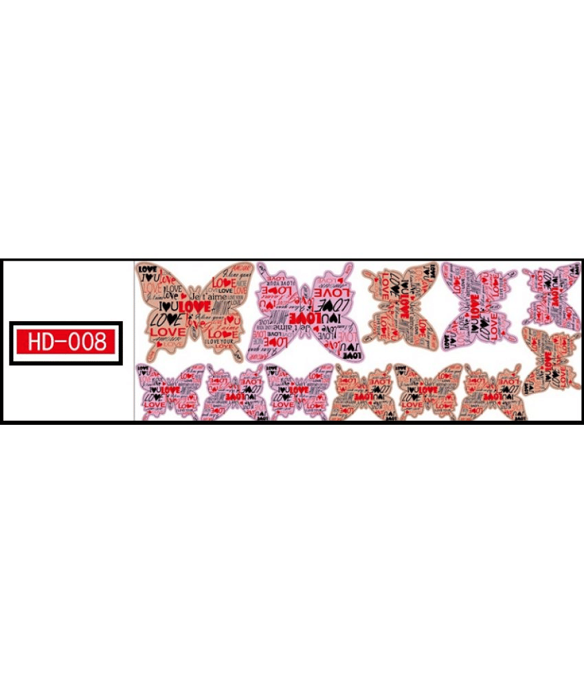 Jaamso Royals Love 3D Butterfly PVC Multicolour Wall Sticker - Pack of 1     			Jaamso Royals Love 3D Butterfly PVC Multicolour Wall Sticker - Pack of 1