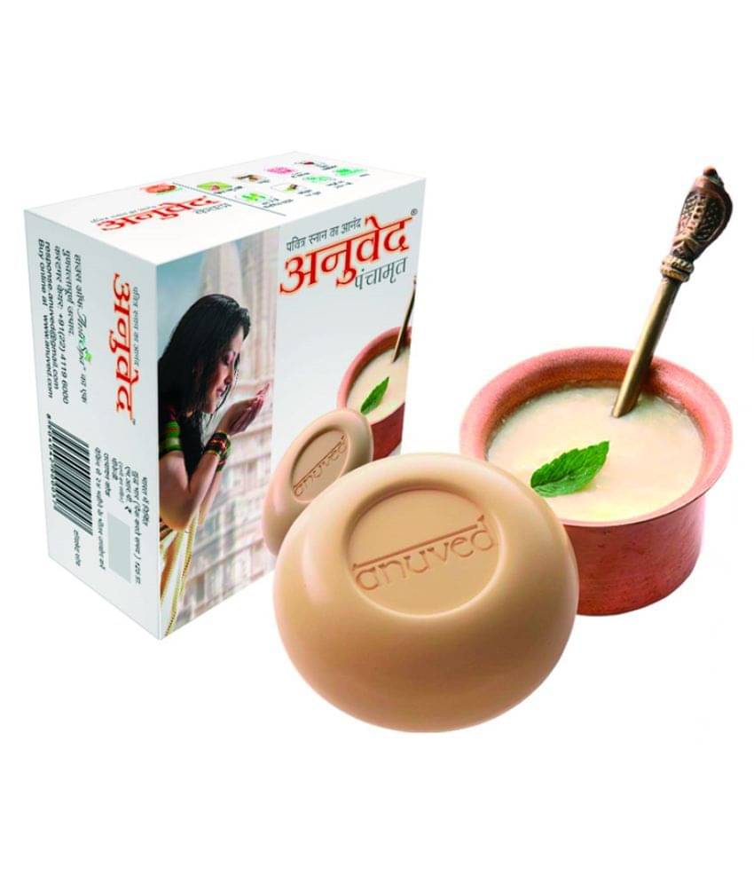Anuved Panchamrut Soap for healing & moisturising skin Bathing Bar 750 g Pack of 6     			Anuved Panchamrut Soap for healing & moisturising skin Bathing Bar 750 g Pack of 6