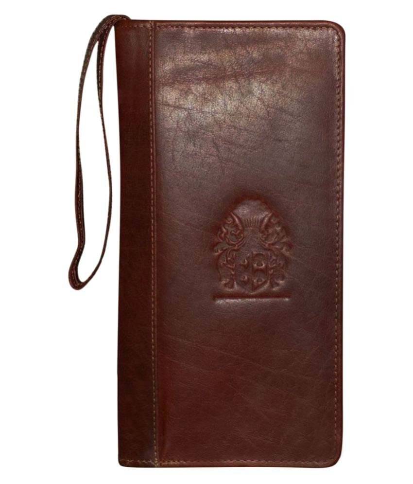     			Style 98 Zip Brown Travel Card Holder