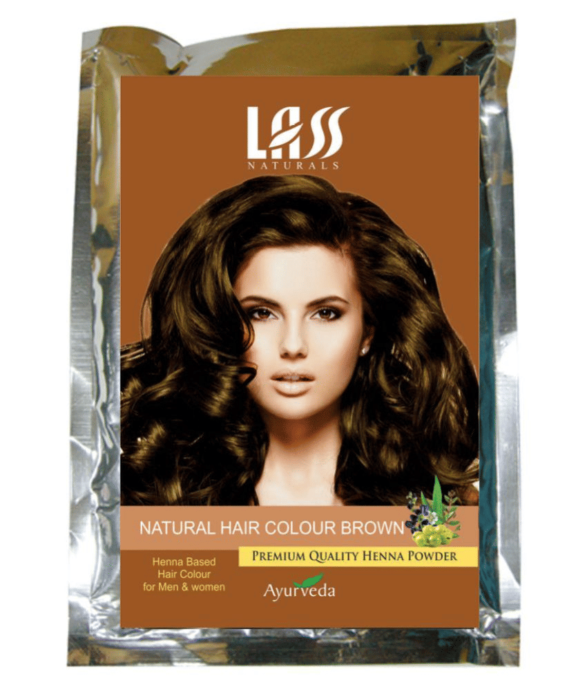 Lass Naturals Temporary Hair Color Brown 100 gm
