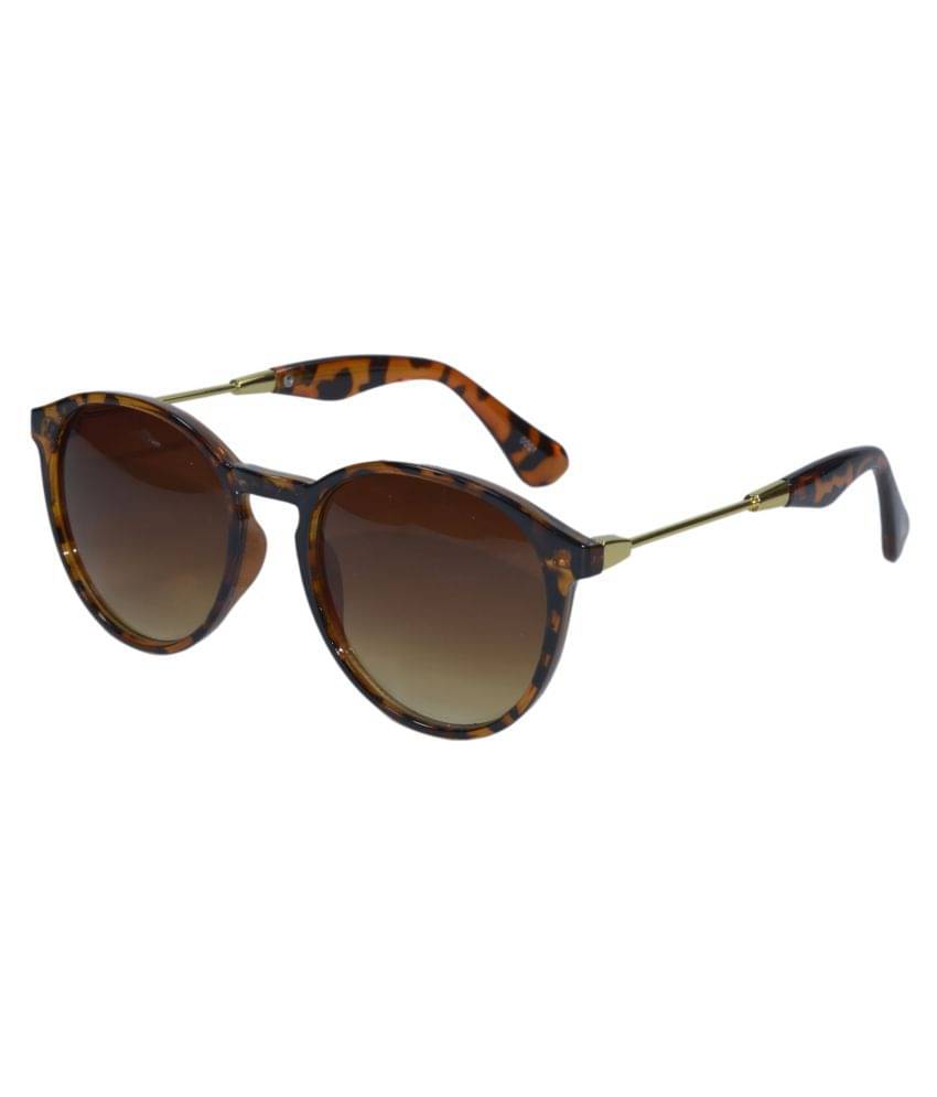     			Peter Jones - Brown Round Sunglasses ( L1200DA )