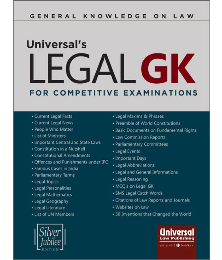     			Universal's General Knowledge on Law- Legal GK for Competitive Examinations