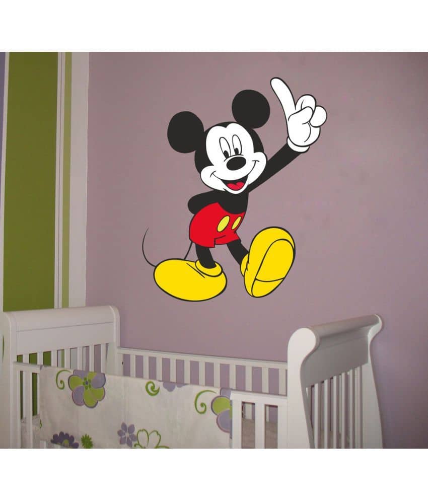 Decor Villa Cartoon PVC Vinyl Multicolour Wall Stickers