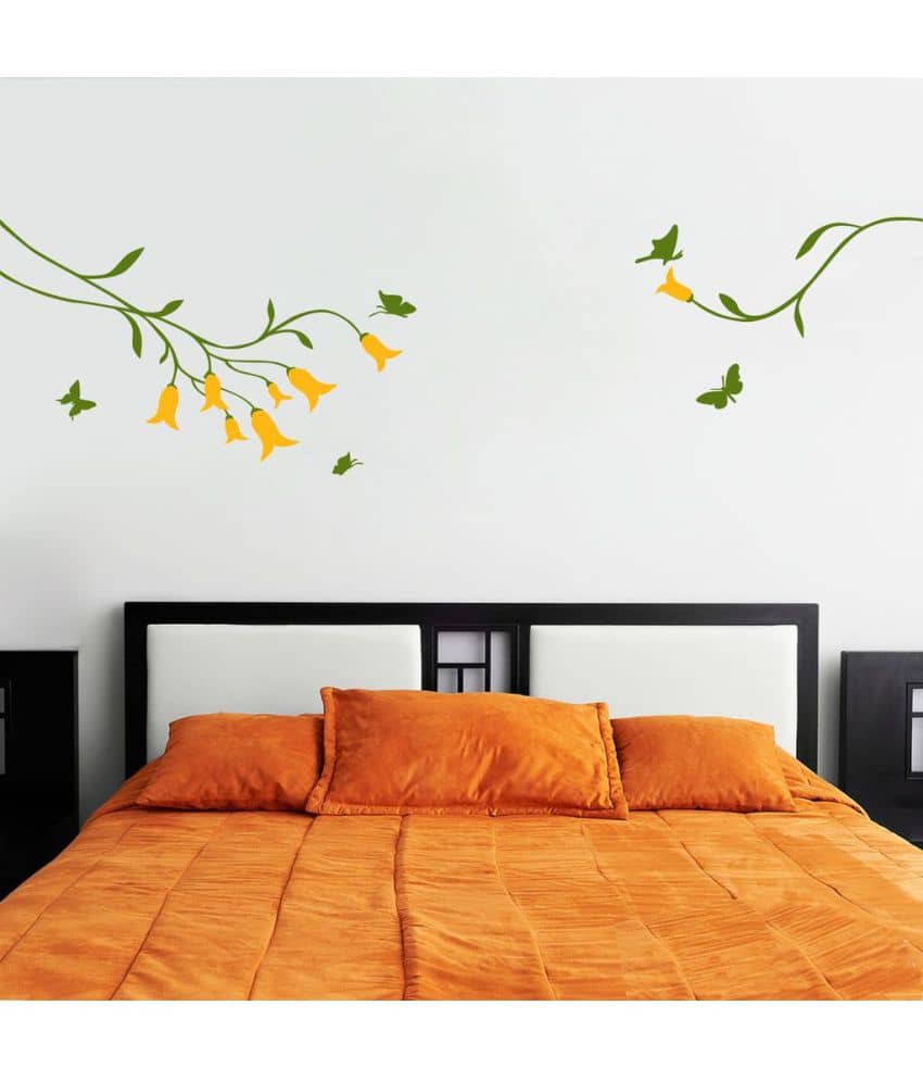 Decor Villa Sensitivity PVC Vinyl Multicolour Wall Stickers