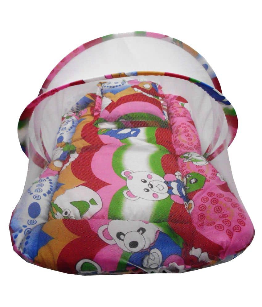 Silver Stone Multi-Colour Cotton Mosquito Net ( 78 cm × 49 cm)