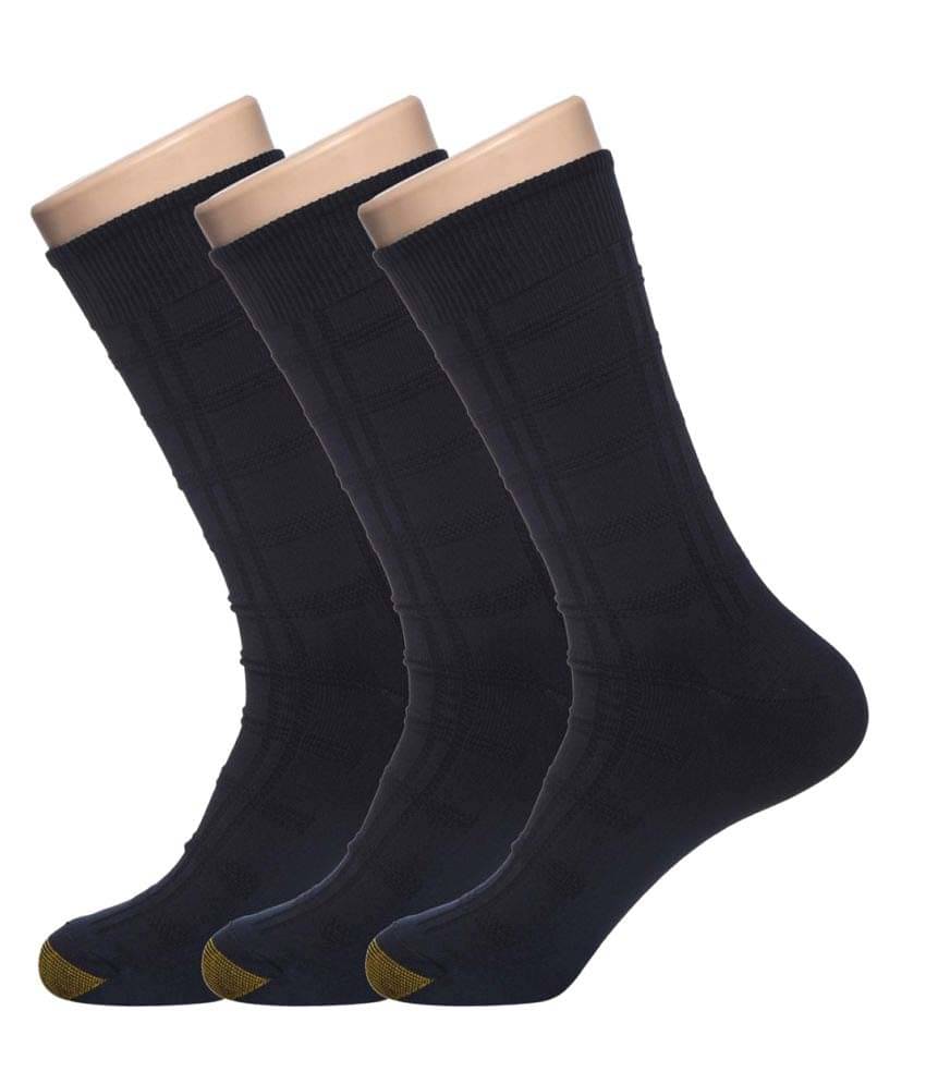     			Hans Black Casual Full Length Socks