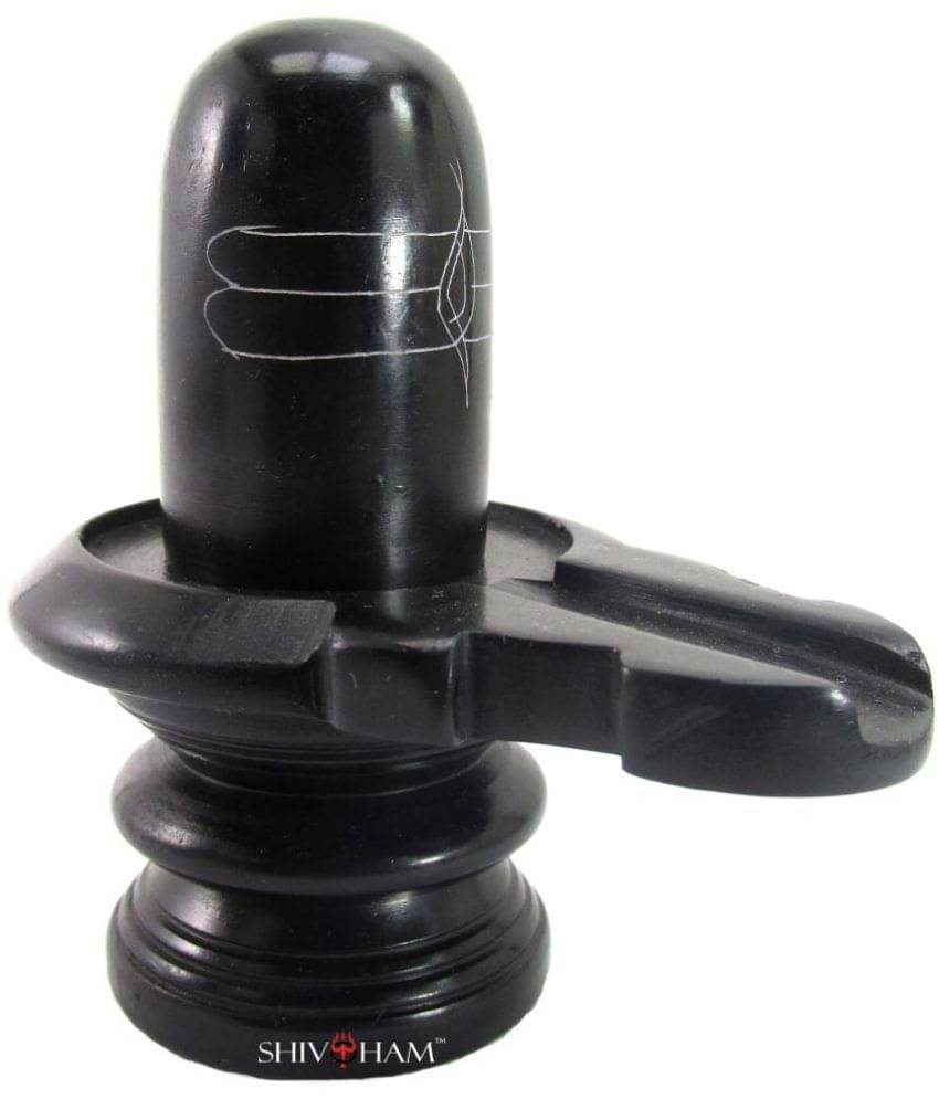     			Shivoham Shivling -  Black Marble