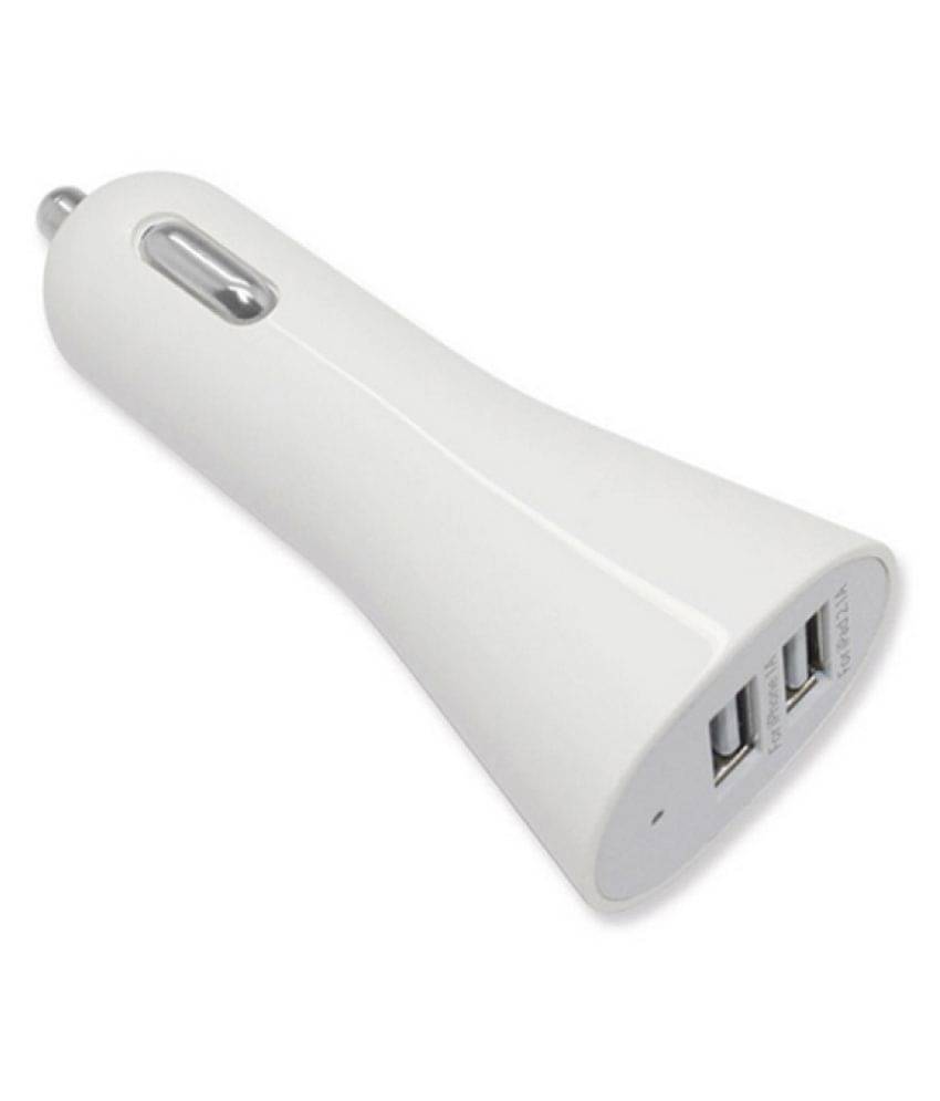     			Craftcase Car Mobile Charger White
