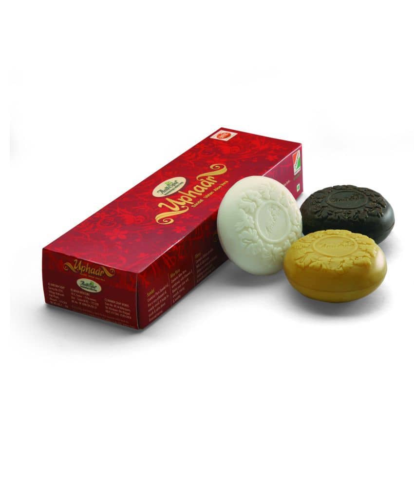 ANUSPA Uphaar Gift Set  Exclusive set of 3 wellness soaps Bathing Bar 300 gm