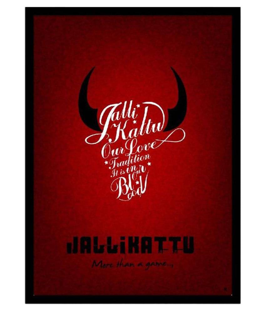 PEACOCKRIDE Jallikattu - It's In Our Blood Paper Art Prints Without Frame     			PEACOCKRIDE Jallikattu - It's In Our Blood Paper Art Prints Without Frame