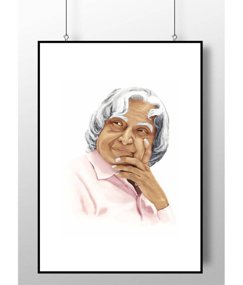 PEACOCKRIDE Dr.APJ Abdul Kalam Paper Art Prints Without Frame     			PEACOCKRIDE Dr.APJ Abdul Kalam Paper Art Prints Without Frame