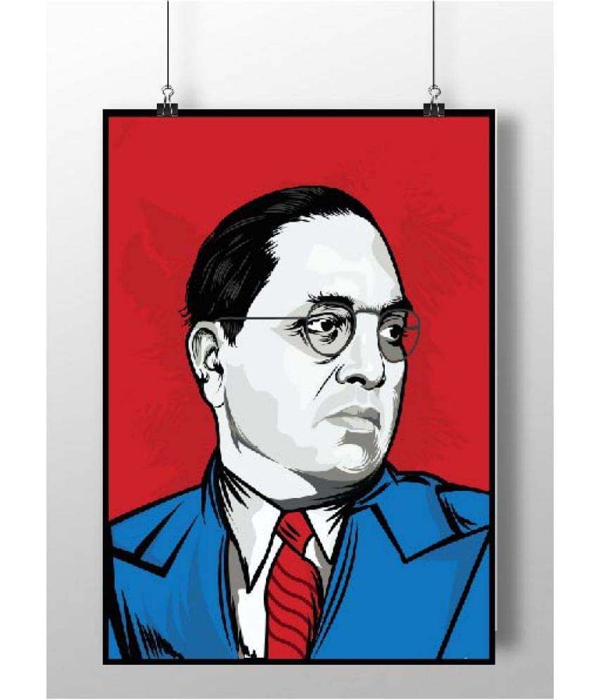 PEACOCKRIDE "Legendary Ambedkar" Paper Art Prints Without Frame     			PEACOCKRIDE "Legendary Ambedkar" Paper Art Prints Without Frame