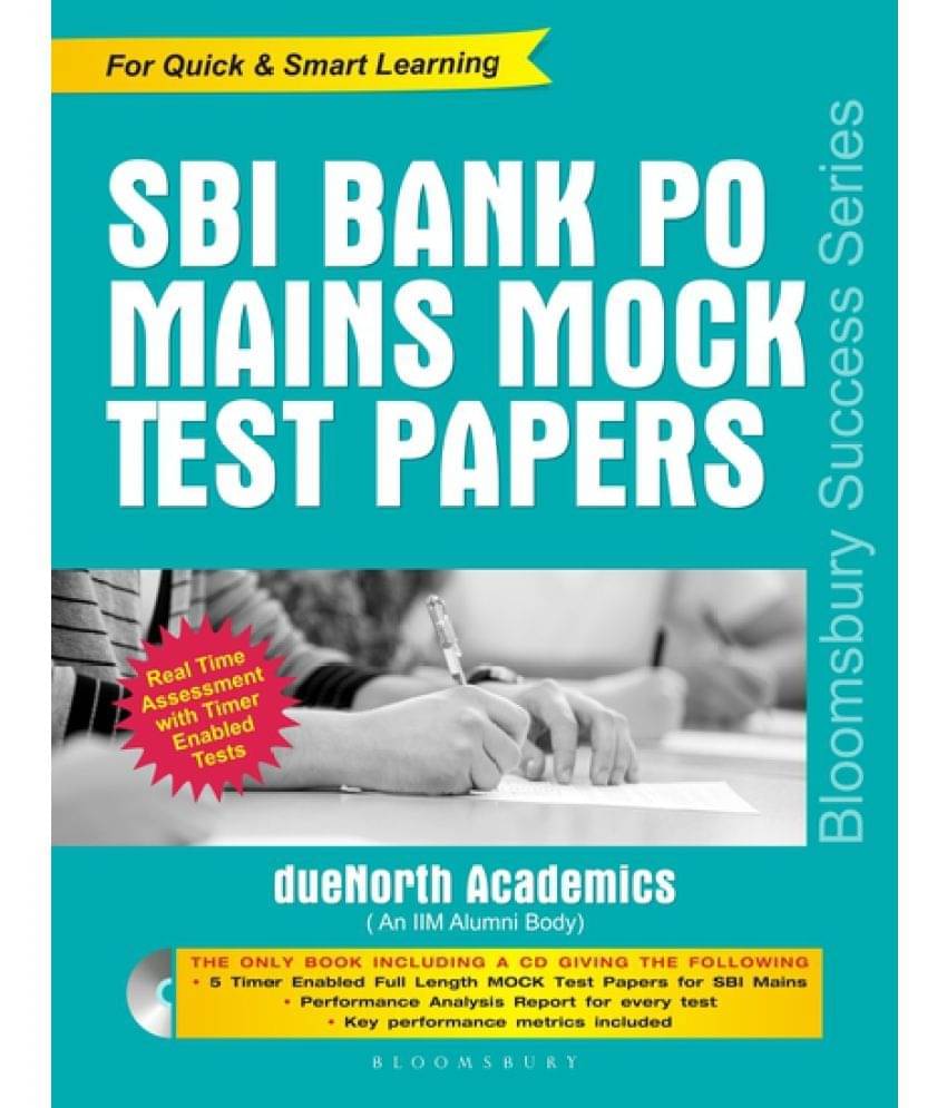     			SBI Bank PO Mains Mock Test Papers