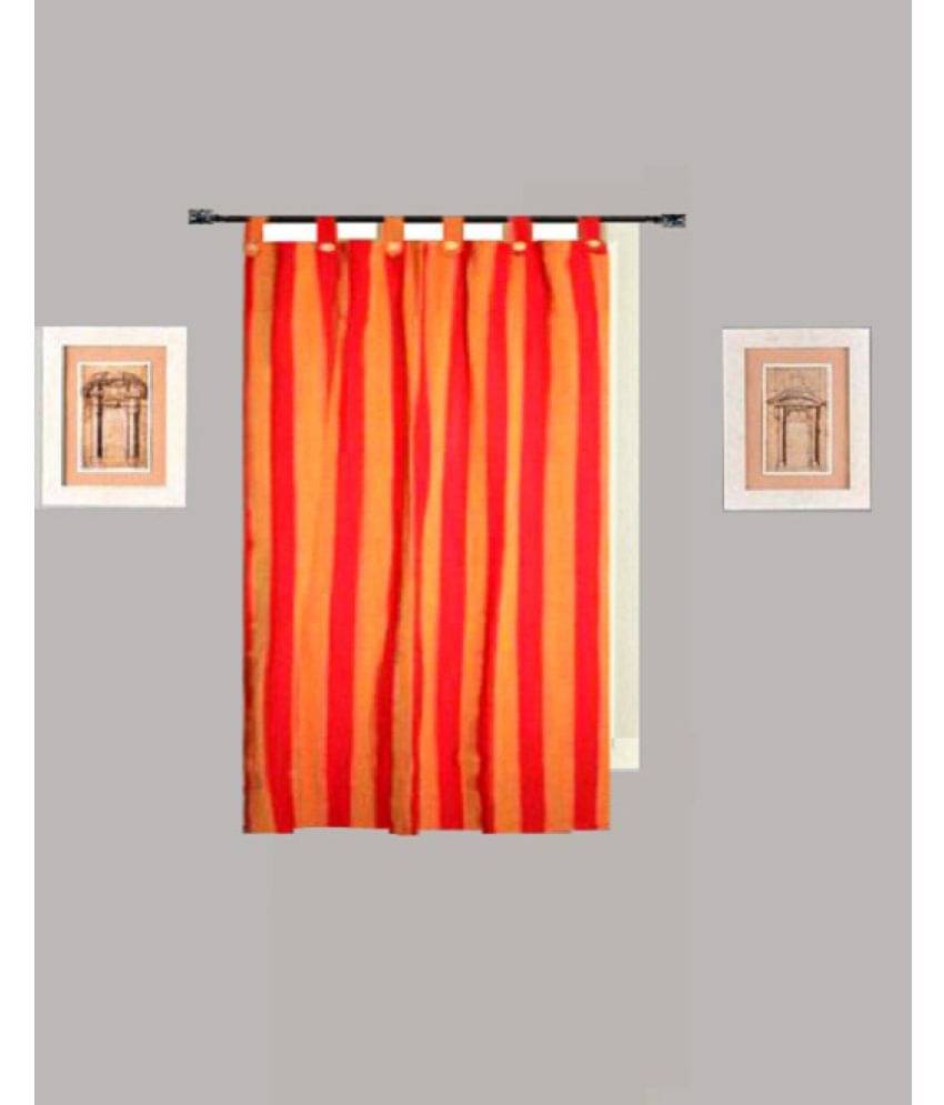     			Tidy Single Window Loop Curtains Stripes Multi Color