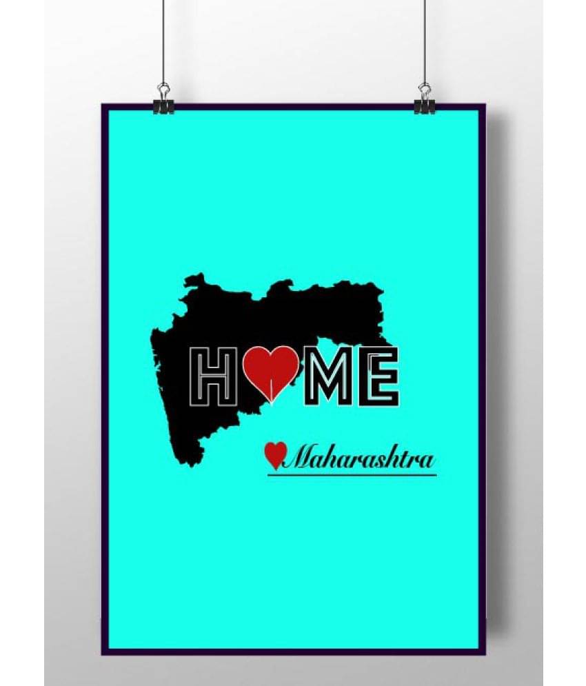     			PEACOCKRIDE Maharashtra Home Love Paper Art Prints Without Frame