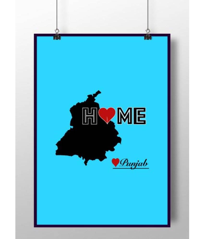     			PEACOCKRIDE Punjab Home Love Paper Art Prints Without Frame