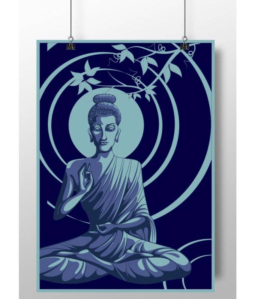     			PEACOCKRIDE "Buddha" Paper Art Prints Without Frame