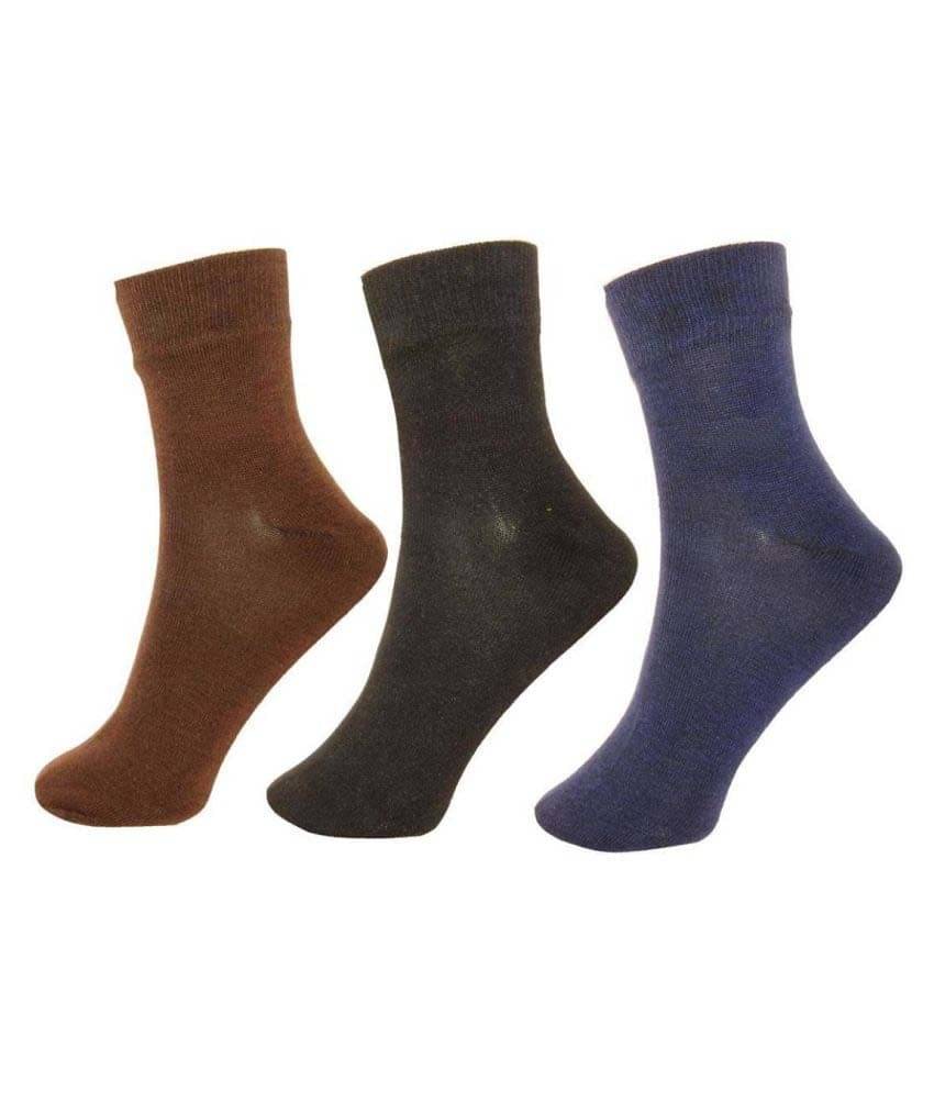     			Tahiro Multi Casual Mid Length Socks