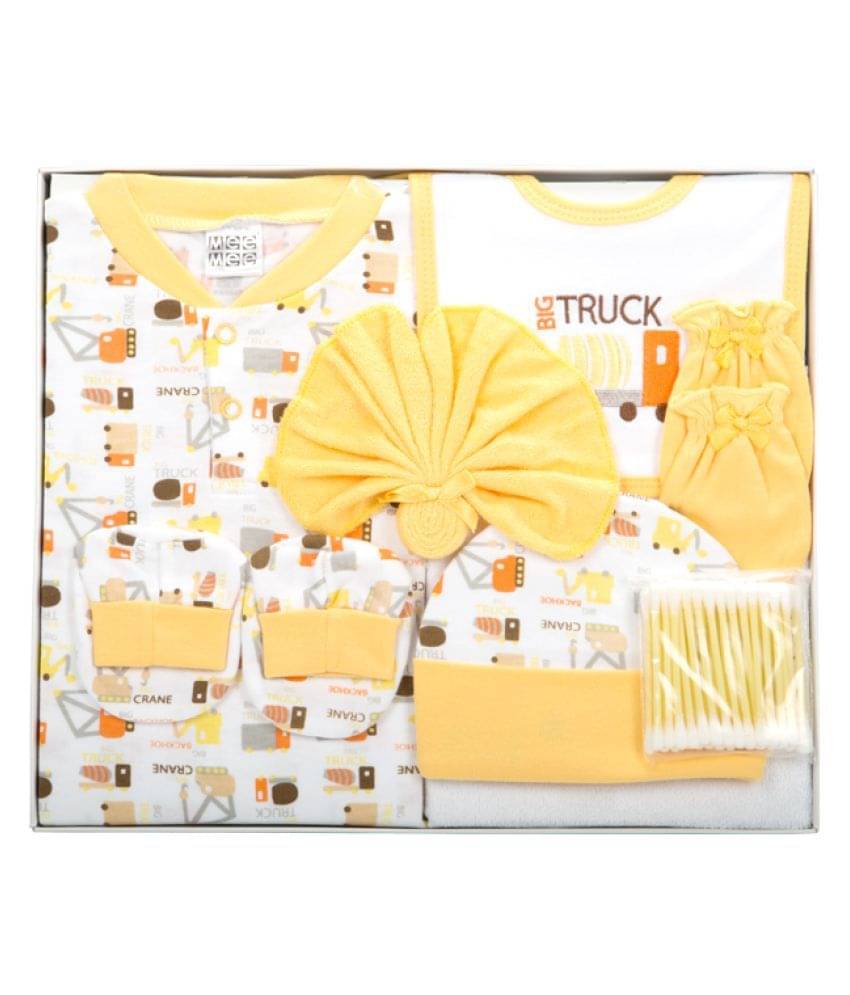     			Mee Mee Multicolour Gift Set for New Borns (8 Pieces Set)